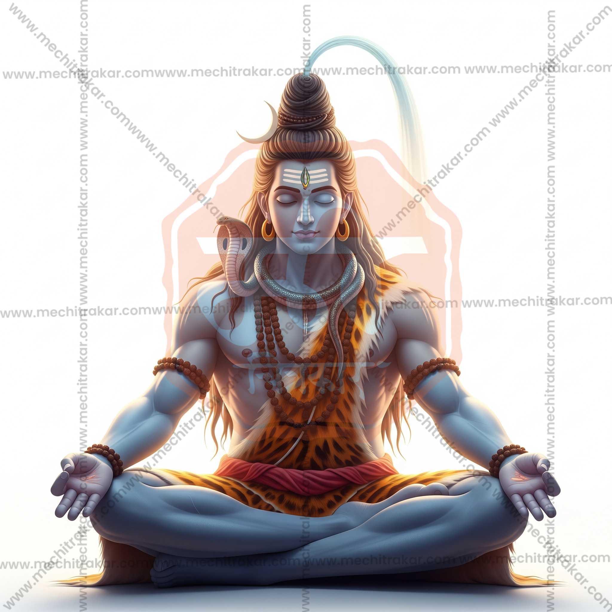 Premium Hindu Gods JPG Image Bundle – 100 High-Quality Illustrations by Mechitrakar | HGILL0625-Bundle No.1