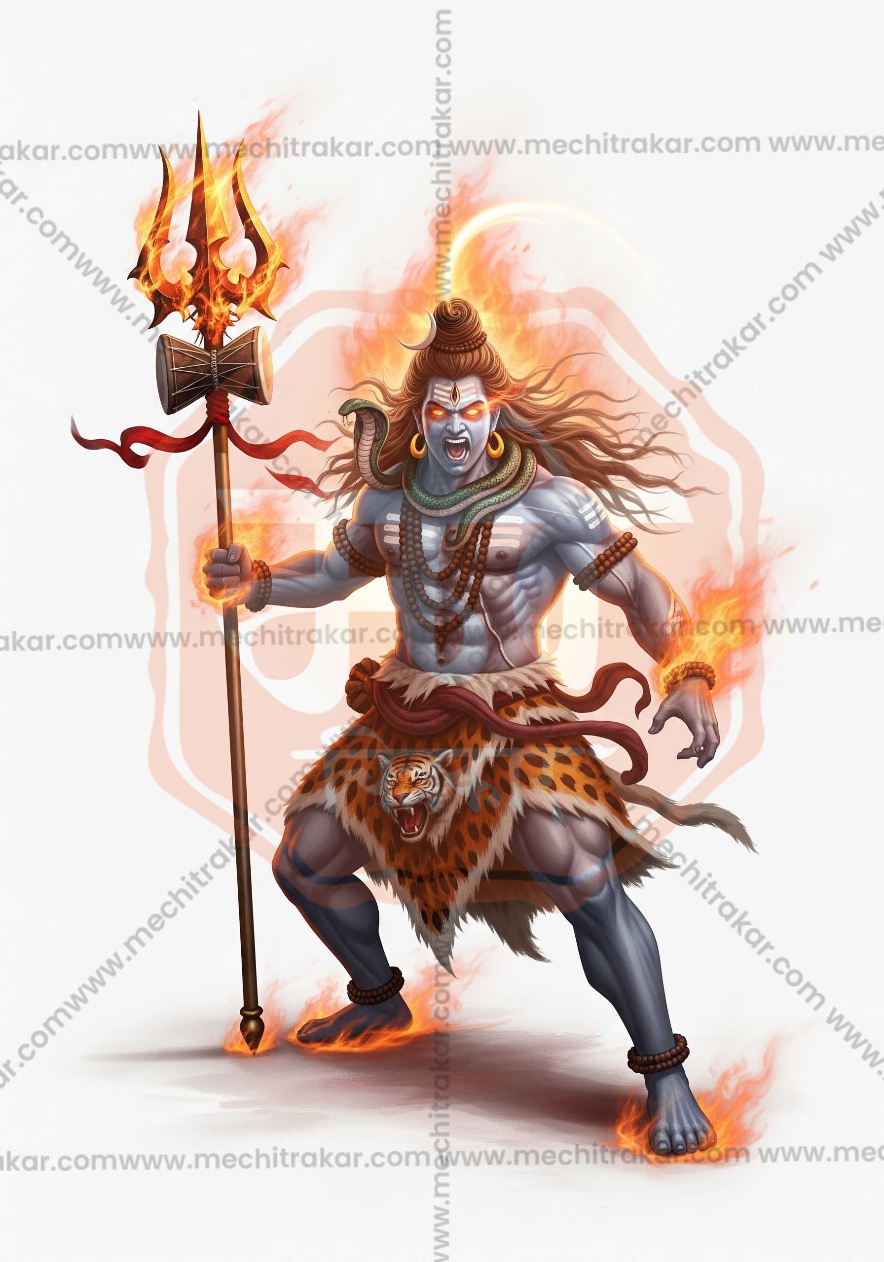 Premium Hindu Gods JPG Image Bundle – 100 High-Quality Illustrations by Mechitrakar | HGILL0625-Bundle No.1