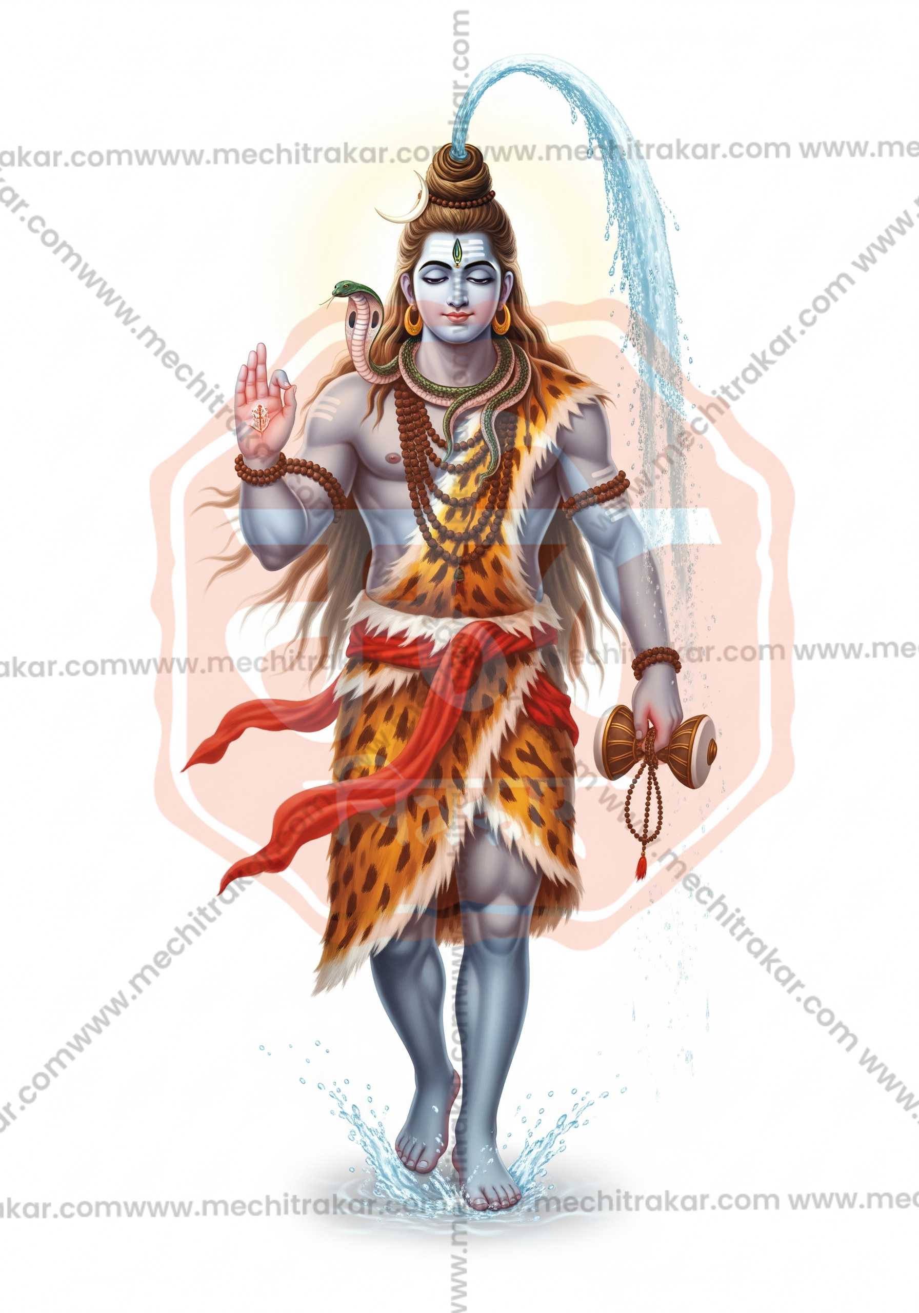 Premium Hindu Gods JPG Image Bundle – 100 High-Quality Illustrations by Mechitrakar | HGILL0625-Bundle No.1