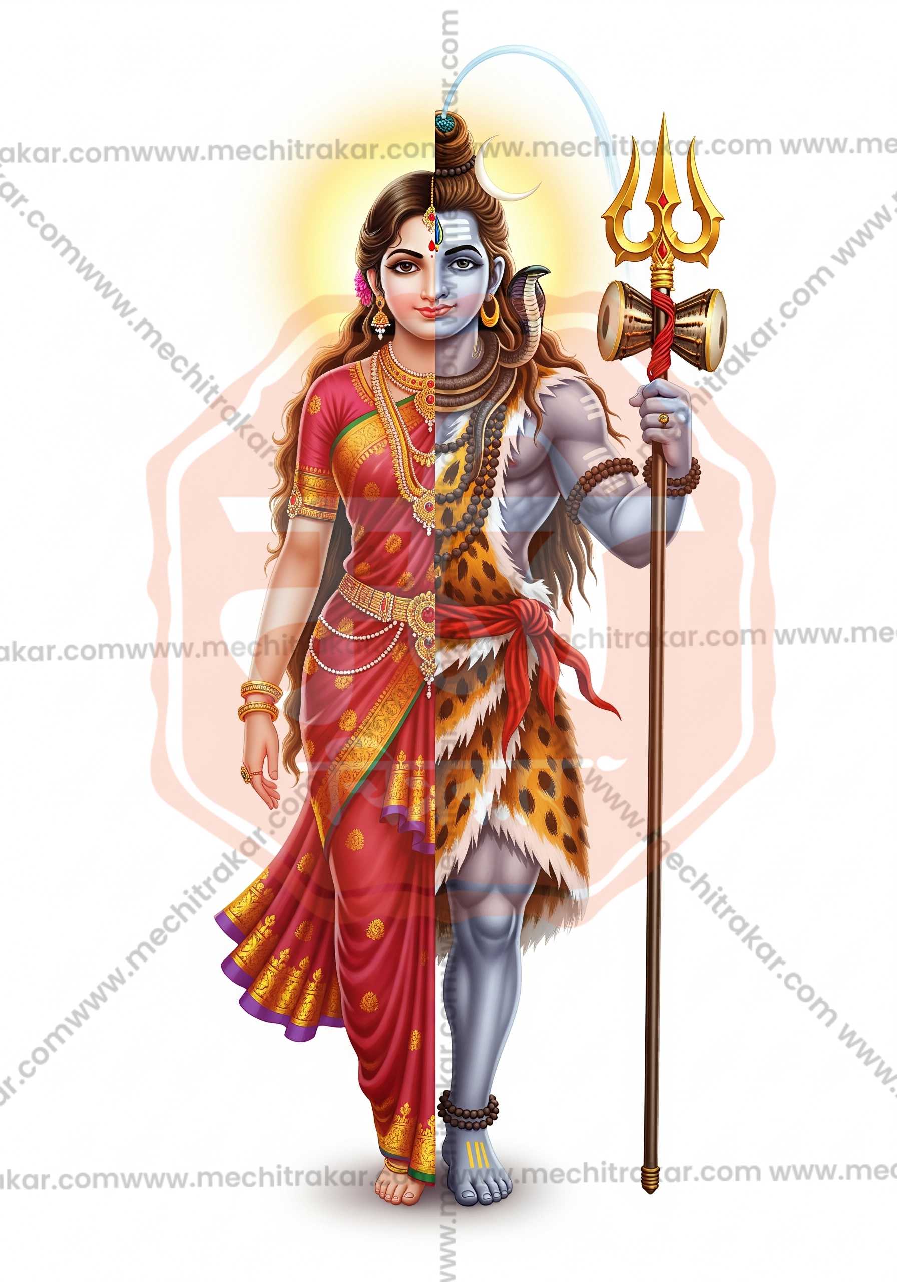 Premium Hindu Gods JPG Image Bundle – 100 High-Quality Illustrations by Mechitrakar | HGILL0625-Bundle No.1