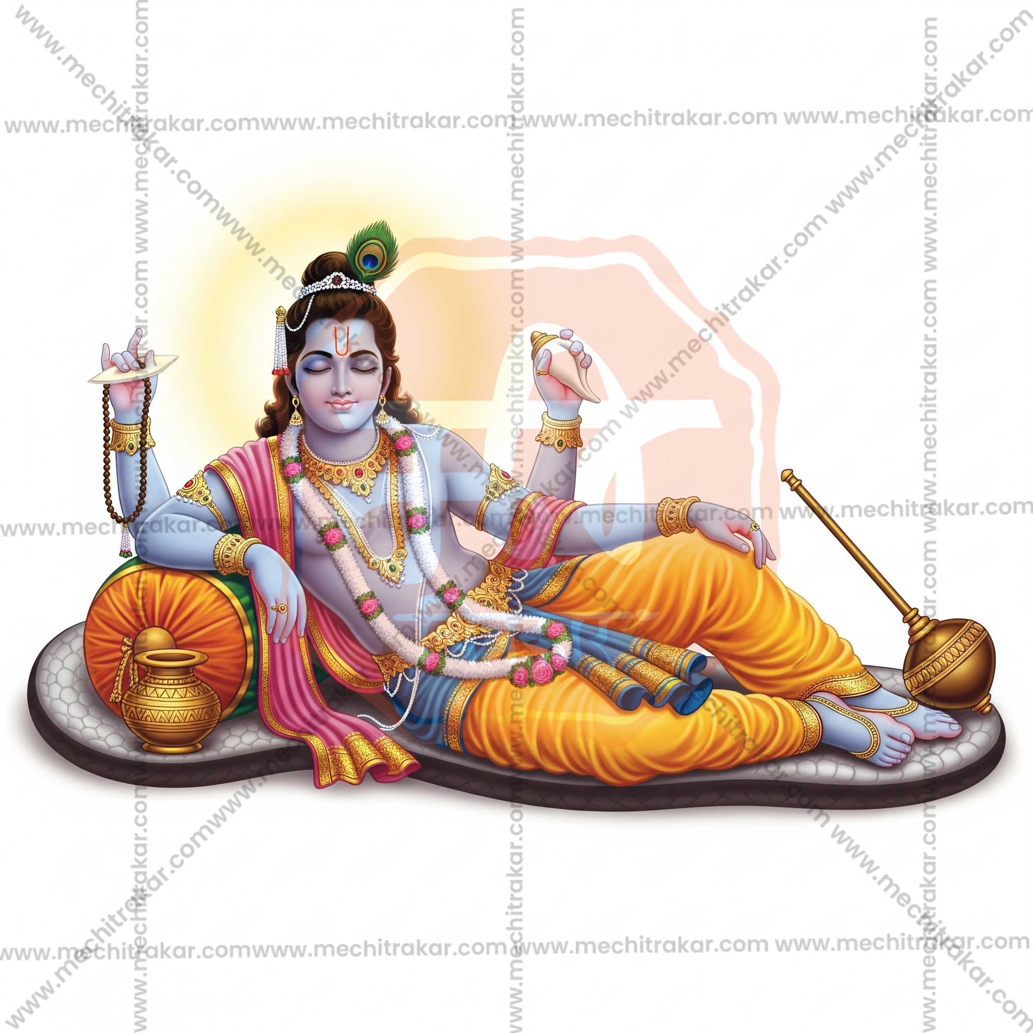 Premium Hindu Gods JPG Image Bundle – 100 High-Quality Illustrations by Mechitrakar | HGILL0625-Bundle No.1