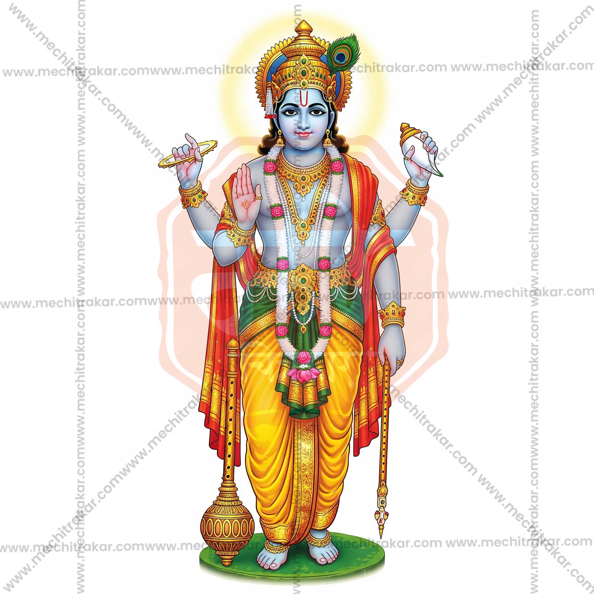 Premium Hindu Gods JPG Image Bundle – 100 High-Quality Illustrations by Mechitrakar | HGILL0625-Bundle No.1