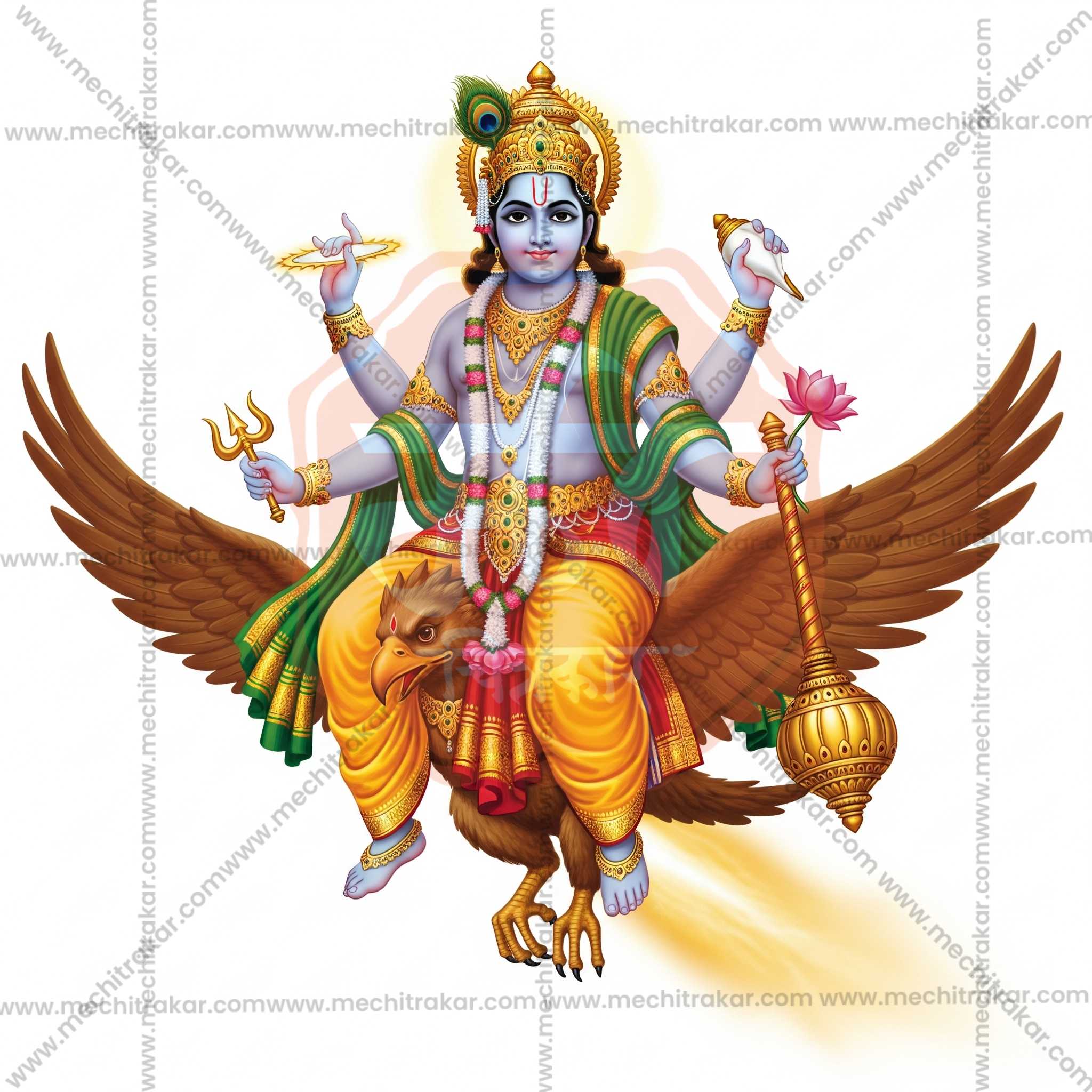 Premium Hindu Gods JPG Image Bundle – 100 High-Quality Illustrations by Mechitrakar | HGILL0625-Bundle No.1