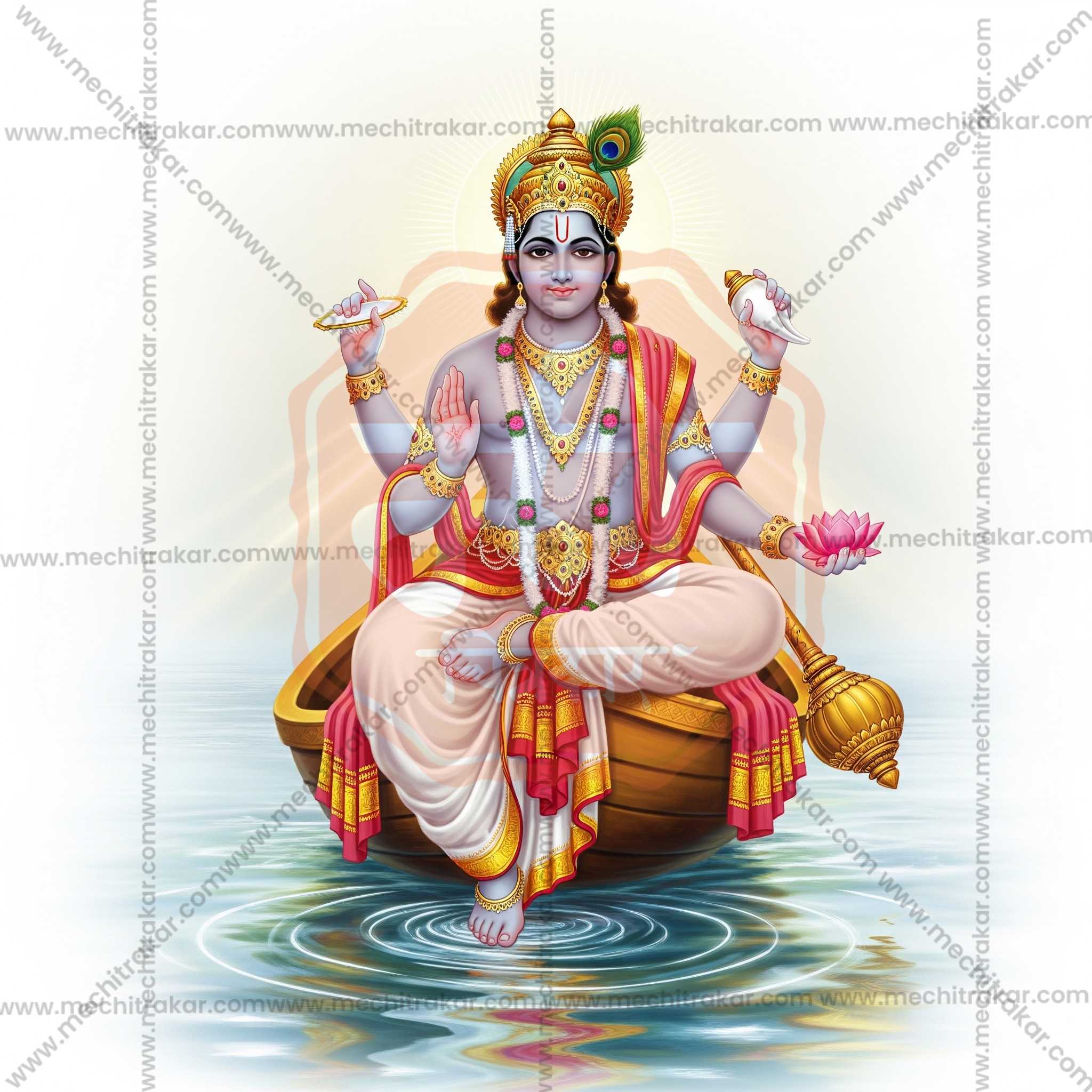 Premium Hindu Gods JPG Image Bundle – 100 High-Quality Illustrations by Mechitrakar | HGILL0625-Bundle No.1