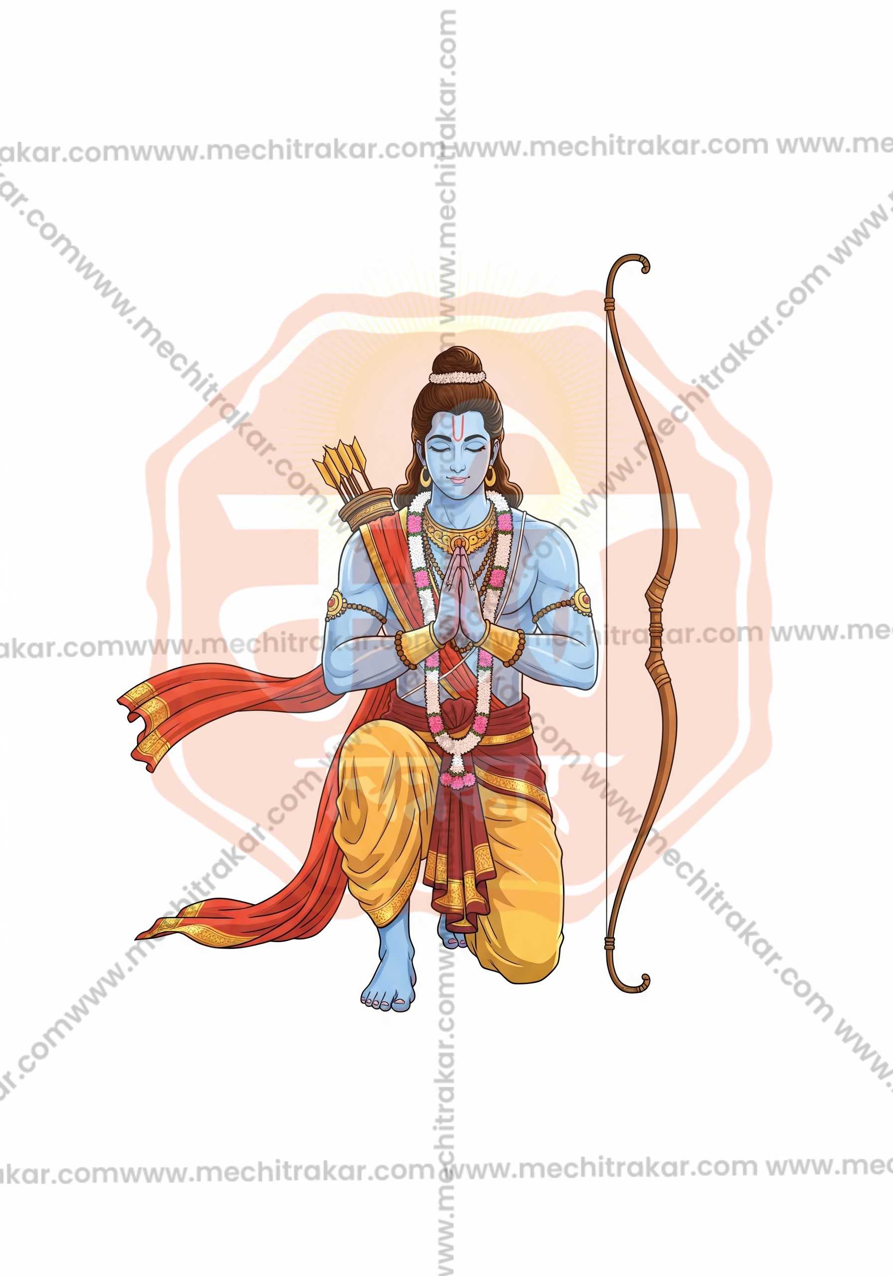 Premium Hindu Gods JPG Image Bundle – 100 High-Quality Illustrations by Mechitrakar | HGILL0625-Bundle No.1