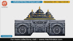 Konark Sun Temple Stone Wheel Chariot Pandal Editable PSD Template