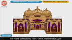 Golden Domed Royal Palace Pandal Editable PSD Template