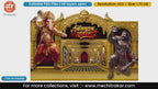 Lord Ganesha Vighnasura Sanhar Editable PSD File for Ganpati Mandap Decoration