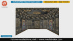 Premium black and gold royal theme with detailed peacock doors and intricate carvings