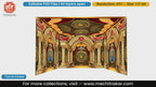 Golden peacock themed room 4 Side Decoration editable psd template for event setups