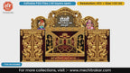 Golden Kinnari Lion Sanctum Dussehra Gate Arch PSD Template Set