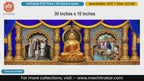 Golden Buddha and Dr. Babasaheb Ambedkar Mahad Satyagraha blue curtain editable PSD template.