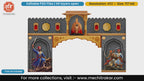 Fort theme Shivjayanti entry gate design with Goddess Tulja Bhavani and Chhatrapati Shivaji Maharaj.