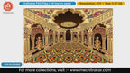 Golden Royal Rajasthani Darbar with Lord Garuda and Royal Guards – Editable PSD Backdrop