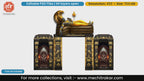 Lord Vishnu resting on Sheshnag Anantashayana grand entry gate editable PSD template