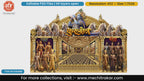 Kurukshetra Lord Krishna Pandavas Kauravas Editable PSD Pandal Decoration Template