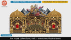 Hanuman Ram Lakshman Theme Editable PSD Pandal Decoration Template