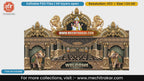 Yali Dragon Gold Court Lord Ganesha Themed Editable PSD Print Media Template
