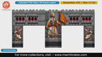 Chhatrapati Shivaji Maharaj fort style entry gate editable PSD template for Shivjayanti celebrations
