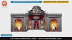 Historic Raigad fort cannons with Chhatrapati Shivaji Maharaj 5 Side Decoration editable psd template