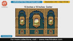 Maratha Rajwada Palace Interior Arches Backdrop Editable PSD Template