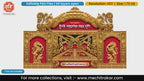 Golden Yali Guardian Sanctum Dussehra Gate Arch PSD Template Set