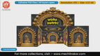Sade Teen Shakti Peeth Goddess 5 Side Decoration Premium editable psd template