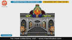 Mahurchi Renuka Mata Editable PSD Pandal Decoration Temple Theme Design