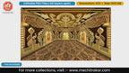 Lord Rama Golden Divine Pandal Decoration Editable PSD Template for Print Media