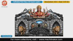 Mata Vaishno Devi Trikuta Editable PSD Pandal Decoration Temple Theme Design