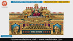 Ruby Peacock Royal Court Lord Ganesha Themed Editable PSD Print Media Template