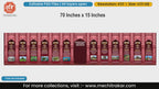 Panoramic editable PSD template showcasing 12 historic forts of Chhatrapati Shivaji Maharaj.