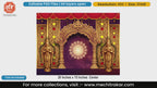 Purple Mandala Temple with Guardian Statues Editable PSD Template