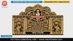Golden Ganesha Royal Arch Mandap Editable PSD Template