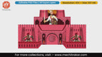 Maratha Empire fort theme with Chhatrapati Shivaji Maharaj 5 Side Decoration editable psd template for festival pandals