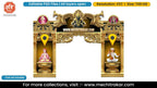 Vitthal Rukmini Sant Dnyaneshwar Tukaram Wari Entry Gate Editable PSD Template for Pandal Decoration
