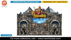 Editable PSD File: Simhavahini Maa Durga Himalayan Stone Fort Social Media Decoration