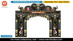Ganesha Devi Black Elephant Tutari Entry Gate Editable PSD Template for Pandal Decoration