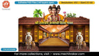 Shri Dattatreya Prabhu Pandal Editable PSD – Village Courtyard Design