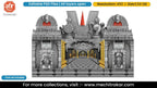 Editable PSD File: Bhagwan Shri Vishnu Balaji Silver Gopuram Social Media Decoration